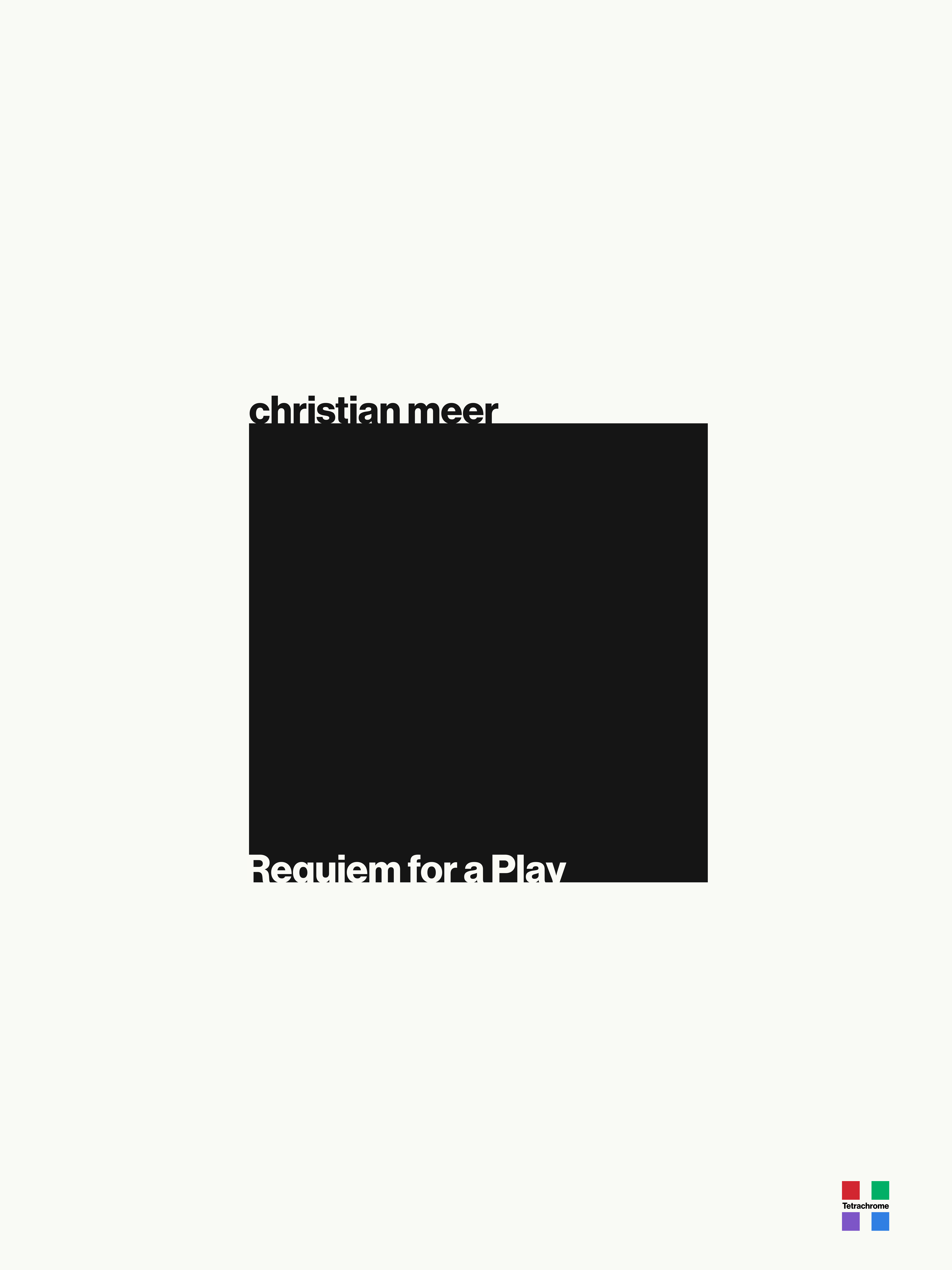 Requiem for a Play — official poster